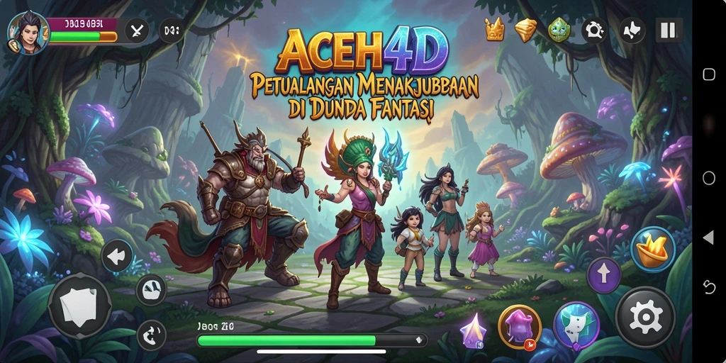 Screenshot ACEH4D menampilkan aksi seru dalam petualangan.