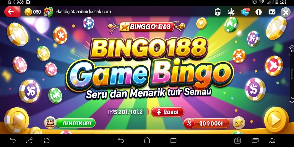 Tampilan screenshot gameplay BINGO188 yang penuh warna dan menegangkan.