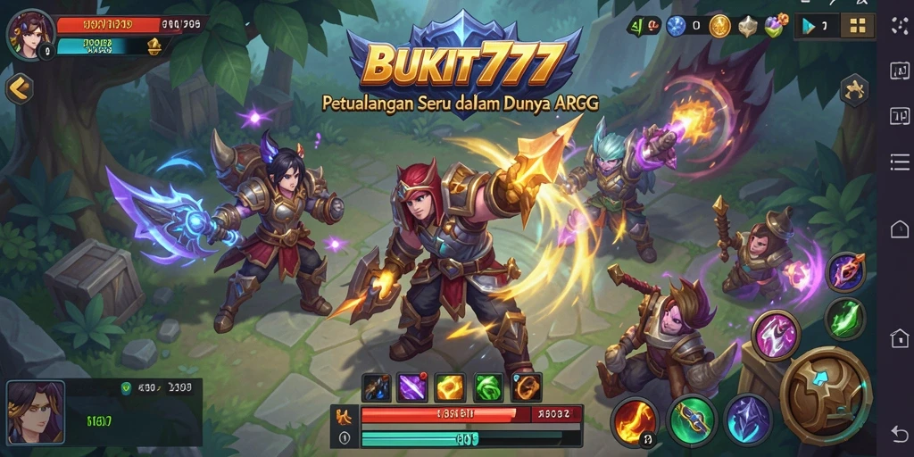 Tampilan gameplay ARPG yang mendebarkan dan penuh aksi.