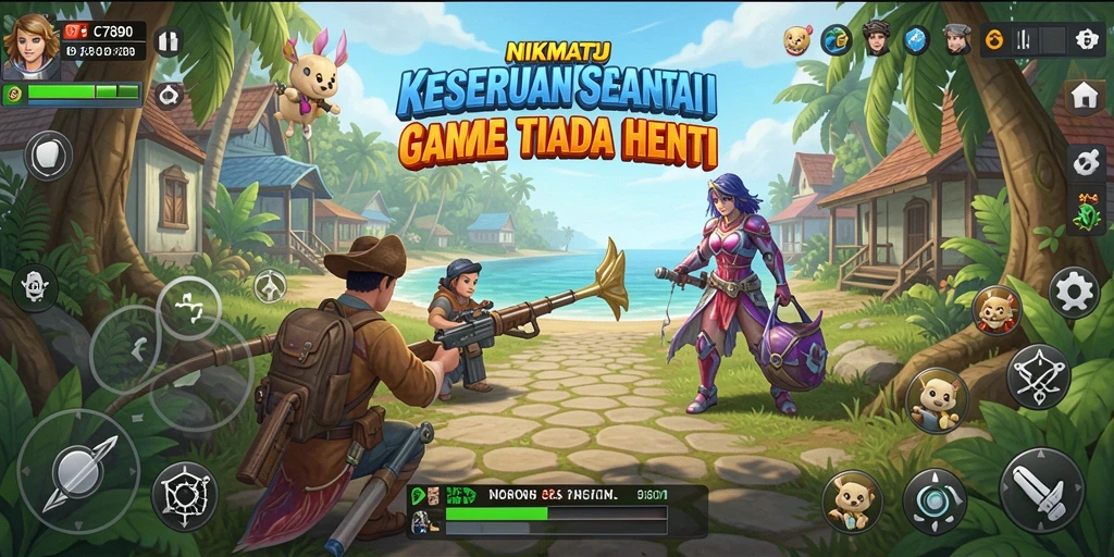 Screenshot menampilkan aksi seru dari gameplay <strong>C7890</strong> yang memikat.