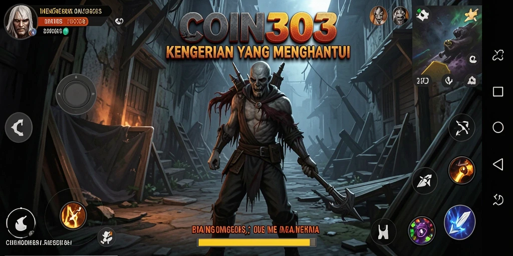 Tangkapan layar menampilkan gameplay menakutkan dari COIN303.
