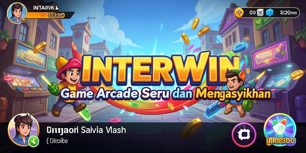 Tangkapan layar INTERWIN menampilkan gameplay arcade yang seru dan menantang.