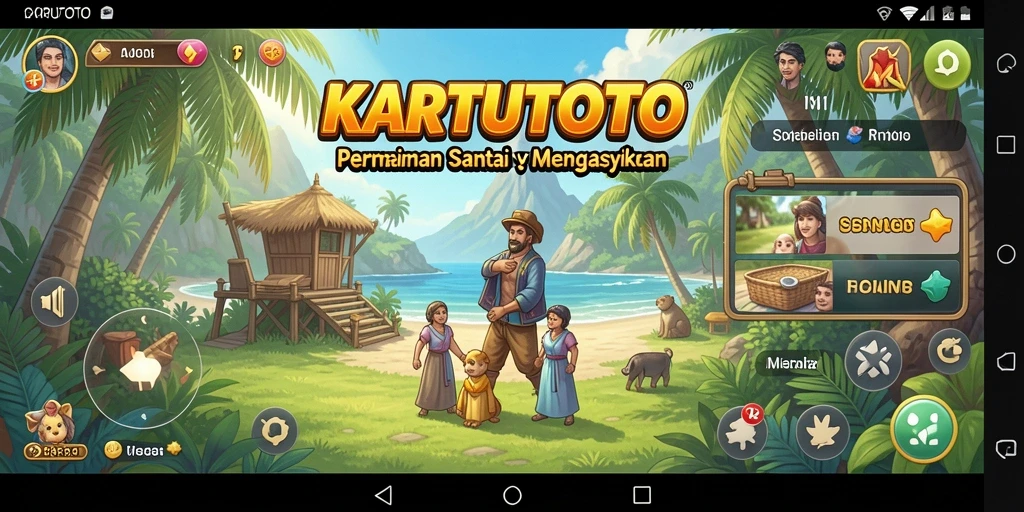 Tampilan gameplay KARTUTOTO yang seru dan menarik.