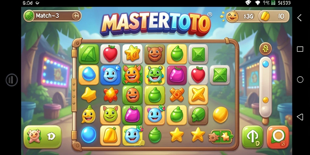 Tampilan menarik dari gameplay MASTERTOTO yang penuh warna.