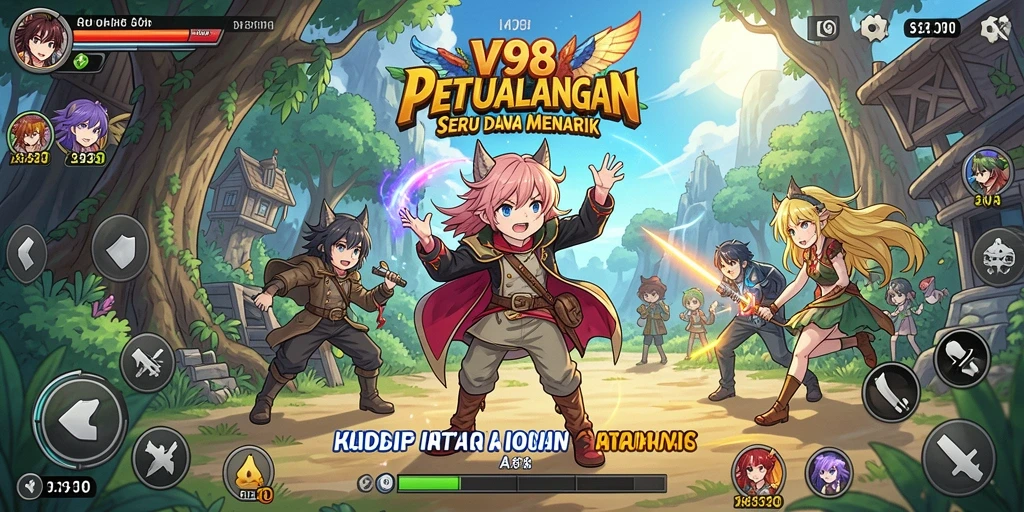 Gameplay seru dan karakter anime yang menawan.